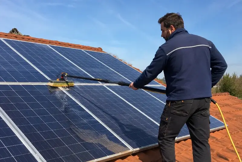 Nettoyage et entretien de panneaux solaires à Orgères